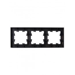 Рамка 3-м BRITE РУ-3-2-БрТБ стекло темн. бронза IEK BR-M32-G-K45