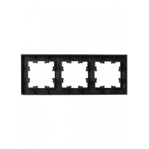 Рамка 3-м BRITE РУ-3-2-БрТБ стекло темн. бронза IEK BR-M32-G-K45