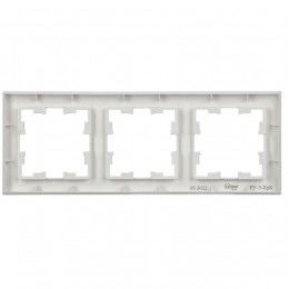Рамка 3-м BRITE РУ-3-БрБ бел. IEK BR-M32-K01