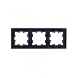 Рамка 3-м BRITE РУ-3-БрМ маренго IEK BR-M32-K35