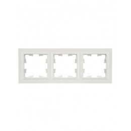 Рамка 3-м BRITE РУ-3-БрЖ жемчуж. IEK BR-M32-K36