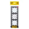 Рамка 3-м BRITE РУ-3-БрС сталь IEK BR-M32-K46