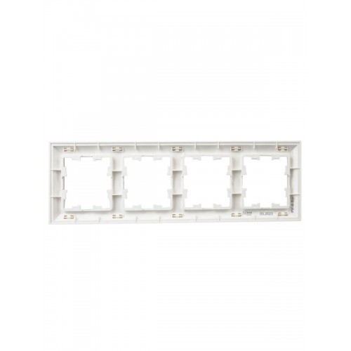 Рамка 4-м BRITE РУ-4-Бр бел./бел. IEK BR-M42-12-K01