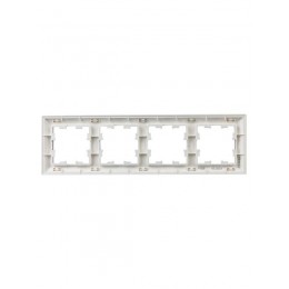 Рамка 4-м BRITE РУ-4-Бр алюм./алюм. IEK BR-M42-12-K47