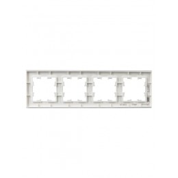 Рамка 4-м BRITE РУ-4-2-БрБ стекло бел. IEK BR-M42-G-K01