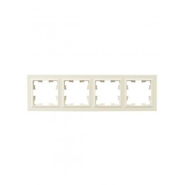 Рамка 4-м BRITE РУ-4-БрКр беж. IEK BR-M42-K10