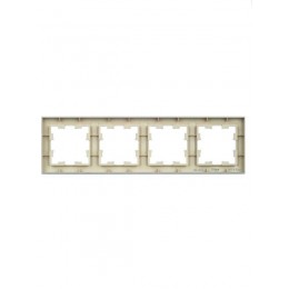 Рамка 4-м BRITE РУ-4-БрА алюм. IEK BR-M42-K47