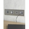 Рамка 4-м BRITE РУ-4-1-БрА металл алюм. IEK BR-M42-M-K47