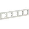 Рамка 5-м BRITE РУ-5-БрЖ жемчуж. IEK BR-M52-K36