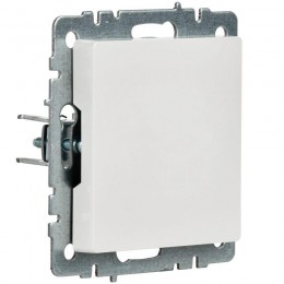 Заглушка с суппортом BRITE МЗ10-БрБ механизм бел. IEK BR-PL10-K01