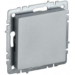 Заглушка c суппортом BRITE МЗ10-БрА механизм алюм. IEK BR-PL10-K47