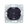 Розетка BRITE РС14-1-0-БрЧ 16А с заземл. защ. шторки механизм черн. IEK BR-R14-16-K02