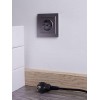 Розетка СП BRITE РСР14-1-0-БрС 16А в сборе с заземл. защ. шторки сталь IEK BR-R14-16-K46-F