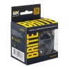 Розетка BRITE РЮш10-1-БрЧ 16А с USB A+A 2.1А с заземл. защ. шторки механизм черн. IEK BR-R14-16-U21-D21-K02