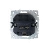 Розетка BRITE РЮш10-1-БрТБ 16А с USB A+A 2.1А с заземл. защ. шторки темн. механизм бронза IEK BR-R14-16-U21-D21-K45