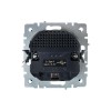 Розетка BRITE РЮш10-1-БрА 16А с USB A+A 2.1А с заземл. защ. шторки механизм алюм. IEK BR-R14-16-U21-D21-K47