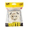 Розетка BRITE РЮш10-2-БрКр 16А с USB A+A 3.1А с заземл. защ. шторки механизм беж. IEK BR-R14-16-U21-D31-K10