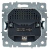 Розетка BRITE РЮш11-1-БрБ 16А с USB A+C 18Вт с заземл. защ. шторки механизм бел. IEK BR-R14-16-U22-018-K01