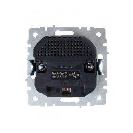 Розетка BRITE РЮш11-1-БрКр 16А с USB A+C 18Вт с заземл. защ. шторки механизм беж. IEK BR-R14-16-U22-018-K10