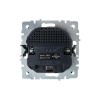 Розетка BRITE РЮш11-1-БрШ 16А с USB A+C 18Вт с заземл. защ. шторки механизм шампань IEK BR-R14-16-U22-018-K37