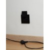 Розетка BRITE РСбш10-3-44-БрЧ 16А IP44 с заземл. защ. шторки с крышкой механизм черн. IEK BR-R16-16-44-K02