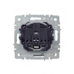 Розетка BRITE РСбш10-3-44-БрЧ 16А IP44 с заземл. защ. шторки с крышкой механизм черн. IEK BR-R16-16-44-K02