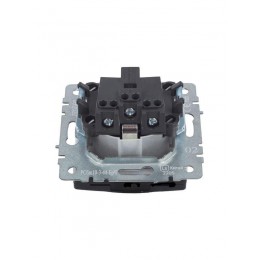 Розетка BRITE РСбш10-3-44-БрЧ 16А IP44 с заземл. защ. шторки с крышкой механизм черн. IEK BR-R16-16-44-K02