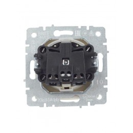 Розетка BRITE РСбш10-3-44-БрКр 16А IP44 с заземл. защ. шторки с крышкой механизм беж. IEK BR-R16-16-44-K10