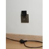 Розетка BRITE РСбш10-3-44-БрШ 16А IP44 с заземл. защ. шторки с крышкой механизм шампань IEK BR-R16-16-44-K37
