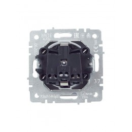 Розетка BRITE РСбш10-3-44-БрШ 16А IP44 с заземл. защ. шторки с крышкой механизм шампань IEK BR-R16-16-44-K37