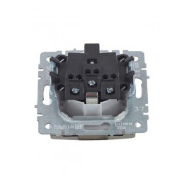 Розетка BRITE РСбш10-3-44-БрШ 16А IP44 с заземл. защ. шторки с крышкой механизм шампань IEK BR-R16-16-44-K37