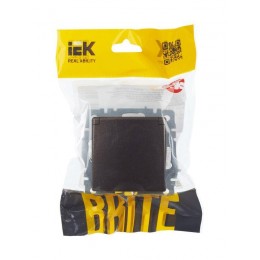 Розетка BRITE РСбш10-3-44-БрТБ 16А IP44 с заземл. защ. шторки с крышкой механизм бронза IEK BR-R16-16-44-K45