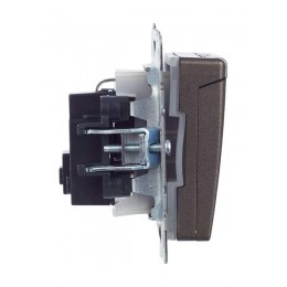 Розетка BRITE РСбш10-3-44-БрТБ 16А IP44 с заземл. защ. шторки с крышкой механизм бронза IEK BR-R16-16-44-K45