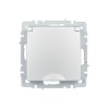 Розетка BRITE РСбш10-3-44-БрА 16А IP44 с заземл. защ. шторки с крышкой механизм алюм. IEK BR-R16-16-44-K47