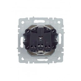 Розетка BRITE РСбш10-3-44-БрА 16А IP44 с заземл. защ. шторки с крышкой механизм алюм. IEK BR-R16-16-44-K47