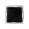 Розетка BRITE РСбш10-3-БрЧ 16А IP20 с заземл. защ. шторки с крышкой механизм черн. IEK BR-R16-16-K02