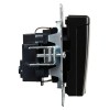 Розетка BRITE РСбш10-3-БрЧ 16А IP20 с заземл. защ. шторки с крышкой механизм черн. IEK BR-R16-16-K02