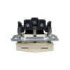 Розетка BRITE РСбш10-3-БрКр 16А IP20 с заземл. защ. шторки с крышкой механизм беж. IEK BR-R16-16-K10
