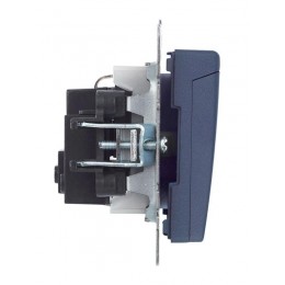 Розетка BRITE РСбш10-3-БрМ 16А IP20 с заземл. защ. шторки с крышкой механизм маренго IEK BR-R16-16-K35