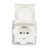Розетка BRITE РСбш10-3-БрЖ 16А IP20 с заземл. защ. шторки с крышкой механизм жемчуж. IEK BR-R16-16-K36