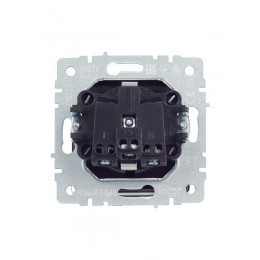 Розетка BRITE РСбш10-3-БрШ 16А IP20 с заземл. защ. шторки с крышкой механизм шампань IEK BR-R16-16-K37