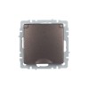 Розетка BRITE РСбш10-3-БрТБ 16А IP20 с заземл. защ. шторки с крышкой механизм бронза IEK BR-R16-16-K45