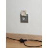 Розетка BRITE РСбш10-3-БрА 16А IP20 с заземл. защ. шторки с крышкой механизм алюм. IEK BR-R16-16-K47