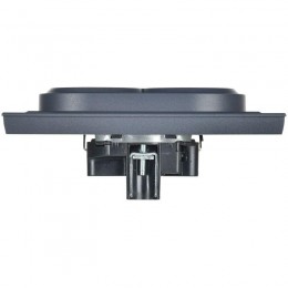 Розетка 2-м СП BRITE РС12-3-БрМ 16А в сборе с заземл. без защ. шторок маренго IEK BR-R21-16-K35-F