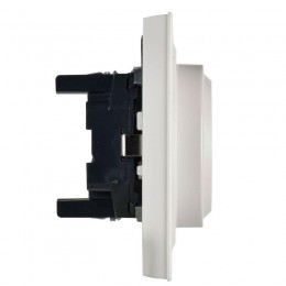 Розетка 2-м СП BRITE РС12-3-БрЖ 16А в сборе с заземл. без защ. шторок жемчуж. IEK BR-R21-16-K36-F