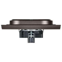 Розетка 2-м СП BRITE РС12-3-БрТБ 16А в сборе с заземл. без защ. шторок бронза IEK BR-R21-16-K45-F