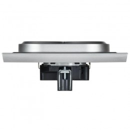 Розетка 2-м СП BRITE РС12-3-БрА 16А в сборе с заземл. без защ. шторок алюм. IEK BR-R21-16-K47-F