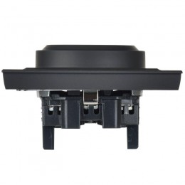 Розетка 2-м СП BRITE РС12-3-БрГ 16А в сборе с заземл. без защ. шторок графит IEK BR-R21-16-K53-F