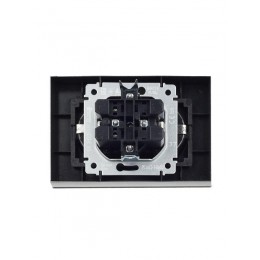 Розетка 2-м СП BRITE РСш12-3-БрШ 16А в сборе с заземл. защ. шторки шампань IEK BR-R24-16-K37-F