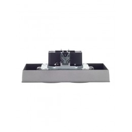 Розетка 2-м СП BRITE РСш12-3-БрС 16А в сборе с заземл. защ. шторки сталь IEK BR-R24-16-K46-F